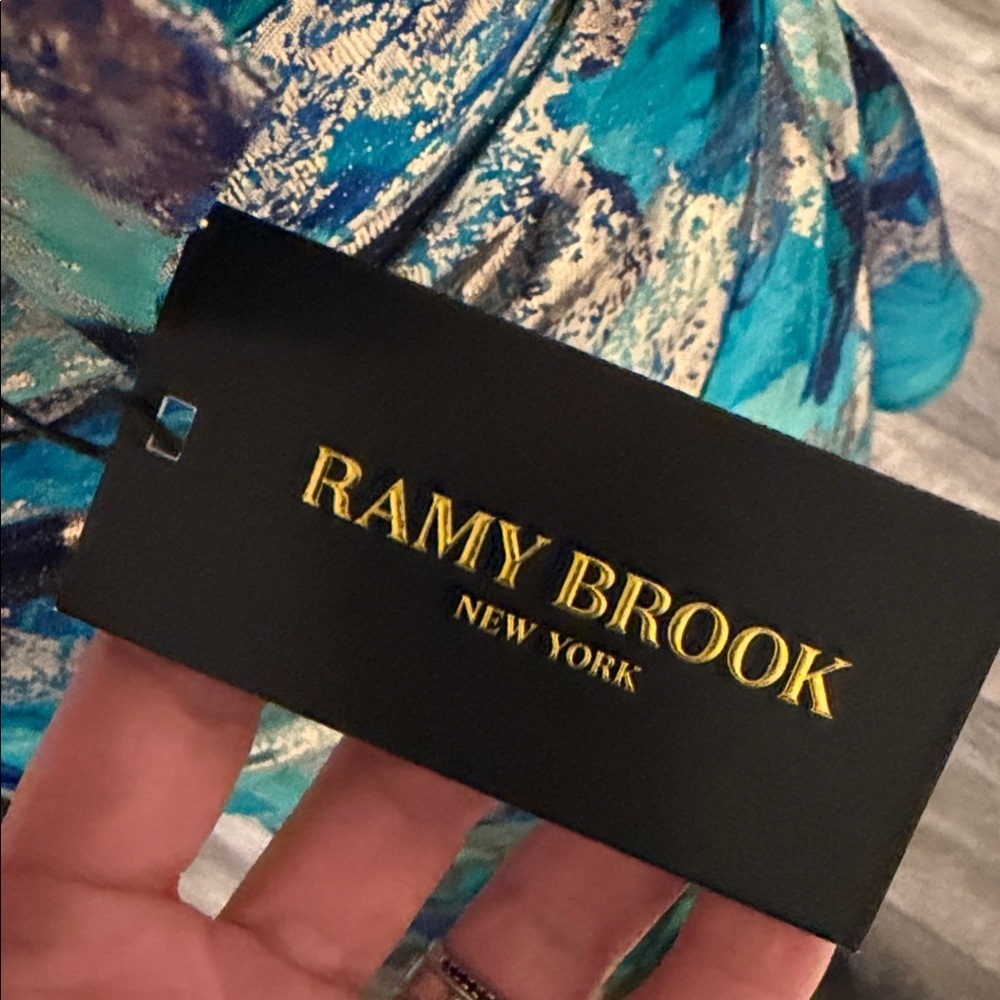 Ramy Brook romantic Blue and metallic silver Dress “Hughes dress” - Picture 8 of 9